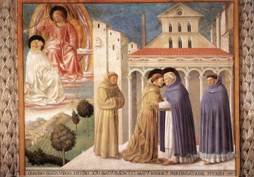  vie - scènes de la vie de St Francis Scène 4south wall Benozzo Gozzoli